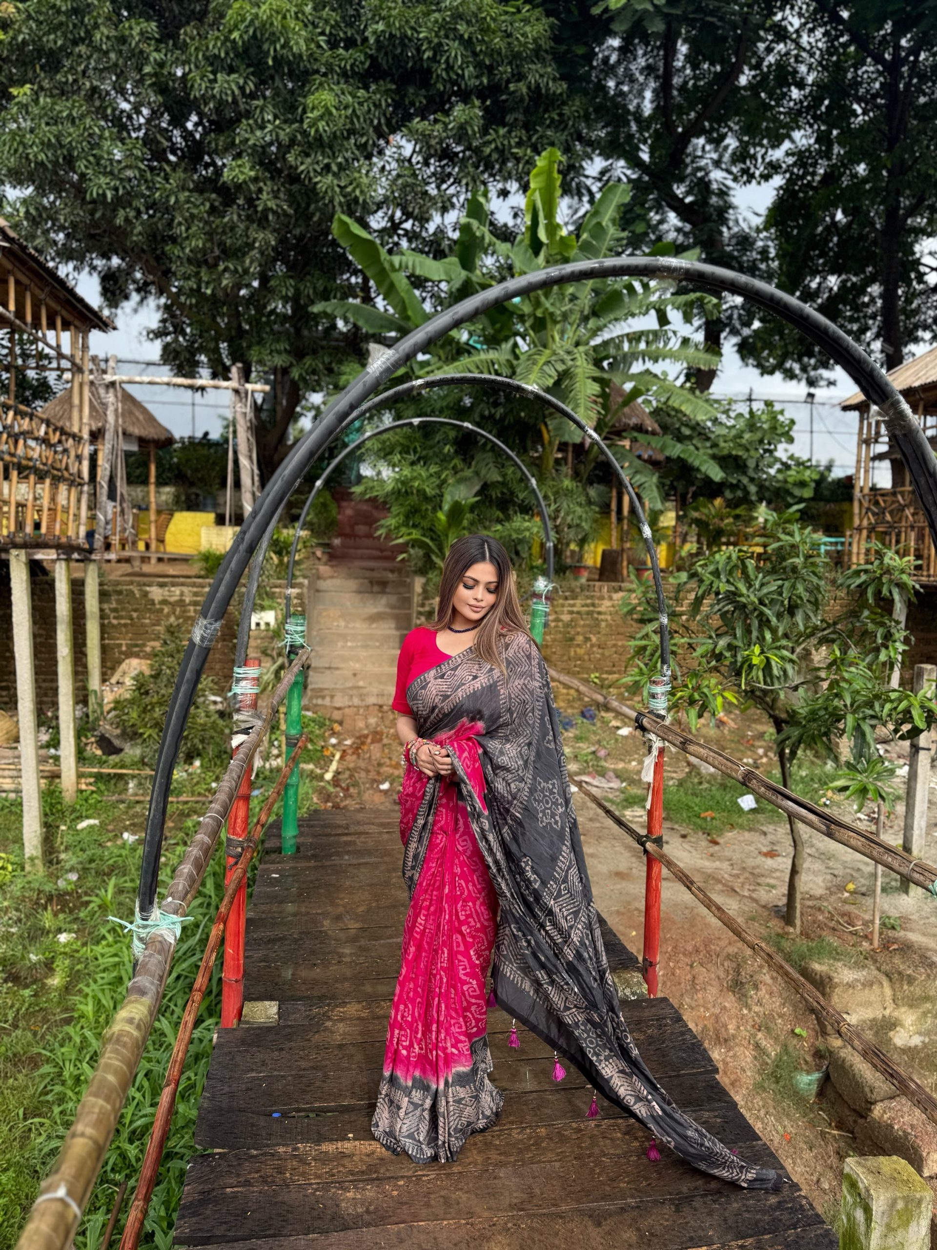 Indian
Batik Saree Copy