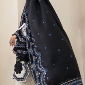 ethnic white and black kamiz